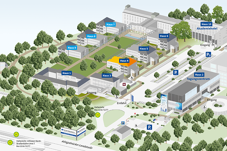 Übersicht Campus Haus 4